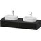 Duravit Waschtischunterbau Zencha 1600x281x550mm sw ls / gra s-matt o ES