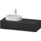 Duravit Waschtischunterbau Zencha 1300x281x550mm Ei sw / gra s-matt o ES