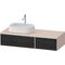 Duravit Waschtischunterbau Zencha 1300x281x550mm Ei sw / ta s-matt o ES
