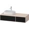 Duravit Waschtischunterbau Zencha 1300x281x550mm sw ls / ta s-matt o ES