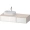 Duravit Waschtischunterbau Zencha 1300x281x550mm we / ta s-matt o ES