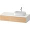 Duravit Waschtischunterbau Zencha 1300x281x550mm Ei na / we s-matt o ES