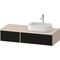 Duravit Waschtischunterbau Zencha 1300x281x550mm sw ls / ta s-matt o ES