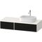 Duravit Waschtischunterbau Zencha 1300x281x550mm sw ls / we s-matt o ES