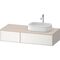 Duravit Waschtischunterbau Zencha 1300x281x550mm we / ta s-matt o ES