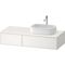 Duravit Waschtischunterbau Zencha 1300x281x550mm we / we s-matt o ES