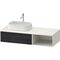 Duravit Waschtischunterbau Zencha 1300x281x550mm Ei sw / we s-matt o ES