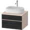 Duravit Waschtischunterbau Zencha 650x442x550mm Ei sw / ta s-matt o ES