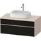 Duravit Waschtischunterbau Zencha 1000x442x550mm sw ls / ta s-matt o ES