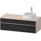 Duravit Waschtischunterbau Zencha 1300x442x550mm Ei sw / ta s-matt o ES