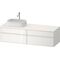 Duravit Waschtischunterbau Zencha 1600x442x550mm Ei sw / gra s-matt o ES