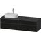 Duravit Waschtischunterbau Zencha 1600x442x550mm sw ls / gra s-matt o ES