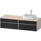 Duravit Waschtischunterbau Zencha 1600x442x550mm Ei sw / ta s-matt o ES