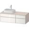 Duravit Waschtischunterbau Zencha 1300x442x550mm we / ta s-matt o ES
