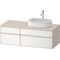Duravit Waschtischunterbau Zencha 1300x442x550mm we / ta s-matt o ES