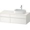 Duravit Waschtischunterbau Zencha 1300x442x550mm we / we s-matt o ES