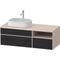 Duravit Waschtischunterbau Zencha 1300x442x550mm Ei sw / ta s-matt o ES
