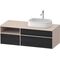 Duravit Waschtischunterbau Zencha 1300x442x550mm Ei sw / ta s-matt o ES