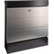 Briefkastenset NewYork 6850 B+S H.405mm B.364mm T.110mm schwarz/Edelstahl VA