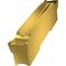 Wendeschneidplatte ISO GL4-D400G02R12-PR:G8330 Breite 4mm PVD beschichtet Gold - VPE: 10