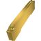 Wendeschneidplatte ISO GL2-D200G02L12-PM:G8330 Breite 2mm PVD beschichtet Gold - VPE: 10