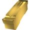 Wendeschneidplatte ISO GL6-D600M04-PR:G8330 Breite 6mm PVD beschichtet Gold - VPE: 10