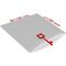 Druckverschlussbeutel Maße 100x100mm Stärke 50µ PE transparent TRANSPAK - VPE: 2000