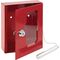 Notschlüsselbox EMG 6165 H150xB120xT48mm rot Stal Anz.Hak.1 BURG-WÄCHTER