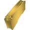 Wendeschneidplatte ISO GL4-D400G02L12-PM:G8330 Breite 4mm PVD beschichtet Gold - VPE: 10