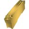 Wendeschneidplatte ISO GL4-D400G02L06-PM:G8330 Breite 4mm PVD beschichtet Gold - VPE: 10