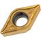 Drehwendeschneidplatte ISO DCMT 11T304E-UR:TT310 D.4,4mm PVD beschichtet Gold - VPE: 10