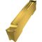 Wendeschneidplatte ISO GL3-D300G02L12-PR:G8330 Breite 3mm PVD beschichtet Gold - VPE: 10