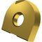 Fräswendeschneidplatte ISO RC 16:M8330 Bohrungs-D. 5mm PVD beschichtet Gold - VPE: 10