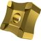 Scarfing-Schneideinsatz ISO SNMX 15-R22:6640 Radius 22mm MT-CVD beschicht. Gold - VPE: 10