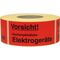 Warnetiketten Maße 145x70mm Papier rot Vorsicht! Hochempfindliche Elektroge