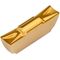 Drehwendeschneidplatte ISO LCMF 031302-F:T8330 Tiefe 3mm PVD beschichtet Gold - VPE: 10