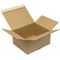 Automatikkarton 1-wellig Automatikboden Maße 260x220x130mm SK Q.1.3B braun - VPE: 40