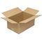 Faltkarton 1-wellig Höhenrillung Maße 350x230x160mm C4 Qualität 1.20 C braun - VPE: 25
