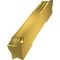 Wendeschneidplatte ISO GL3-D300G02R12-PM:G8330 Breite 3mm PVD beschichtet Gold - VPE: 10