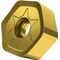 Fräswendeschneidplatte ISO HNGX 0906ANSN-F:M8340 D.4,9mm PVD beschichtet Gold - VPE: 10