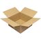 Faltkarton 1-wellig Höhenrillung Maße300x300x150mm Qualität1.20 B braun TRANSPAK - VPE: 25