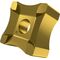 Scarfing-Schneideinsatz ISO SNMX 15-R15:6640 Radius 15mm MT-CVD beschicht. Gold - VPE: 10