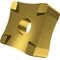 Scarfing-Schneideinsatz ISO SNMX 19-R90:6640 Radius 90mm MT-CVD beschicht. Gold - VPE: 10
