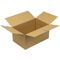 Automatikkarton 1-wellig Maße 285x185x140mm B5 Qualität 1.3B braun Fefco 0711 - VPE: 20
