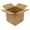 Faltkarton 1-wellig Höhenrillung Maße250x250x250mm Qualität1.20 B braun TRANSPAK - VPE: 25