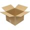 Faltkarton 2-wellig Maße 250x250x180mm Qualität 2.2EB braun TRANSPAK - VPE: 20