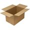 Faltkarton 2-wellig Maße 600x400x400mm Qualität 2.70BC braun TRANSPAK - VPE: 10