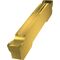 Wendeschneidplatte ISO GL3-D300M02-PR:G8330 Breite 3mm PVD beschichtet Gold - VPE: 10