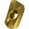 Fräswendeschneidplatte ISO ADMX 160608PR-R:M8340 D.4,5mm PVD beschichtet Gold - VPE: 10