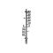 TFA-DOSTMANN Innen/Außenthermometer Metall rostfrei 42cm 10 Stück